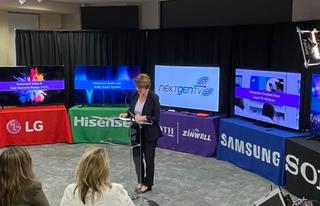 Minnesota Sen. Amy Klobuchar, Hubbard School of Journalism and Mass Communication commemorating launch of NextGen TV